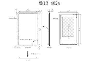 Aster 30x24 Illuminated Vanity Mirror - Image 9