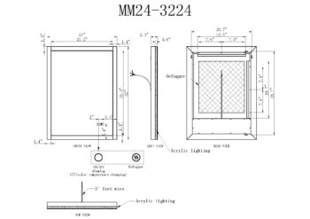 Altalune 32x24 Illuminated Vanity Mirror - Image 4