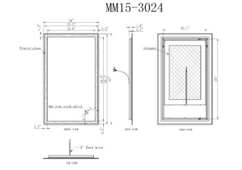 Nimbus 30x24 Illuminated Vanity Mirror - Image 9