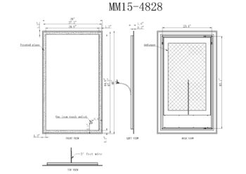 Nimbus 30x24 Illuminated Vanity Mirror - Image 12