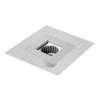 QM Bonded Flange for 4" Drain w/integrated membrane