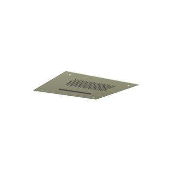 Isenberg 15" Stainless Steel Flush Mount Rainhead With Cascade Waterfall In Chrome - Image 15