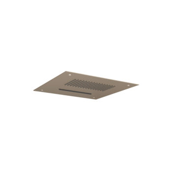 Isenberg 15" Stainless Steel Flush Mount Rainhead With Cascade Waterfall In Chrome - Image 23