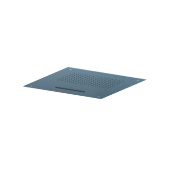 Isenberg 20" Stainless Steel Flush Mount Rainhead With Cascade Waterfall In Matte Black - Image 10