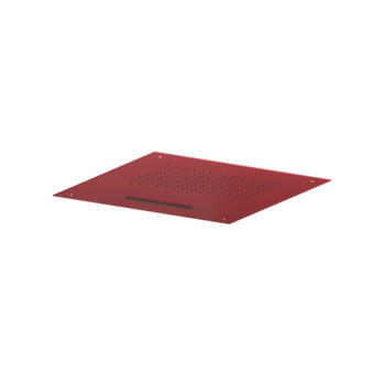 Isenberg 20" Stainless Steel Flush Mount Rainhead With Cascade Waterfall In Matte Black - Image 7