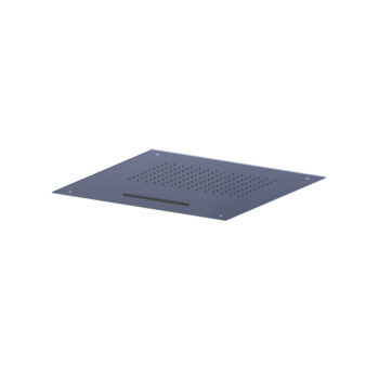 Isenberg 20" Stainless Steel Flush Mount Rainhead With Cascade Waterfall In Matte Black - Image 12