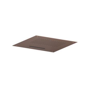 Isenberg 20" Stainless Steel Flush Mount Rainhead With Cascade Waterfall In Matte Black - Image 18