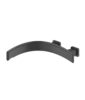 Isenberg Wall Mount Faucet Spout – Left Facing Curvature In Matte Black