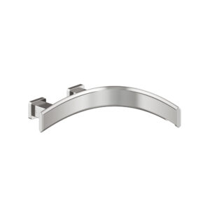 Isenberg Wall Mount Faucet Spout – Right Facing Curvature In Brushed Nickel