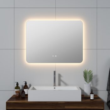 Cassiopeia 32x24 Rounded Corners Illuminated Vanity Mirror - Image 2