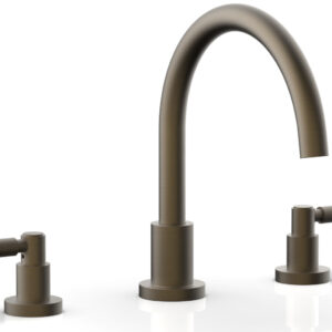 Phylrich BASIC Deck Tub Set – Lever Handles D1130C – Architectural Bronze