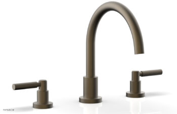Phylrich BASIC Deck Tub Set - Lever Handles D1130C - Architectural Bronze