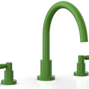 Phylrich BASIC Deck Tub Set – Lever Handles D1130C – Green