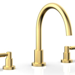 Phylrich BASIC Deck Tub Set – Lever Handles D1130C – Burnished Gold