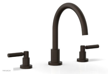 Phylrich BASIC Deck Tub Set - Lever Handles D1130C - Antique Bronze