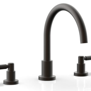 Phylrich BASIC Deck Tub Set – Lever Handles D1130C – Oil Rubbed Bronze