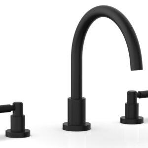 Phylrich BASIC Deck Tub Set – Lever Handles D1130C – Matte Black