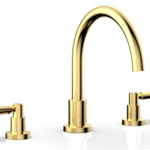 Phylrich BASIC Deck Tub Set – Lever Handles D1130C – Satin Gold