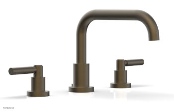 Phylrich BASIC Deck Tub Set - Lever Handles D1132D - Architectural Bronze