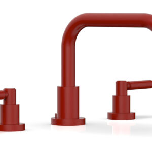 Phylrich BASIC Deck Tub Set – Lever Handles D1132D – Red