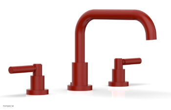 Phylrich BASIC Deck Tub Set - Lever Handles D1132D - Red