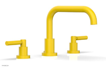 Phylrich BASIC Deck Tub Set - Lever Handles D1132D - Yellow