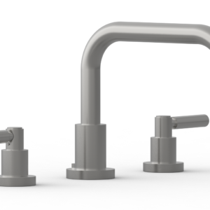 Phylrich BASIC Deck Tub Set – Lever Handles D1132D – Satin Chrome