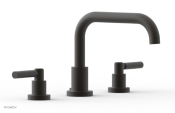 Phylrich BASIC Deck Tub Set - Lever Handles D1132D - Oil Rubbed Bronze