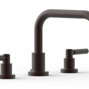 Phylrich BASIC Deck Tub Set – Lever Handles D1132D – Weathered Copper