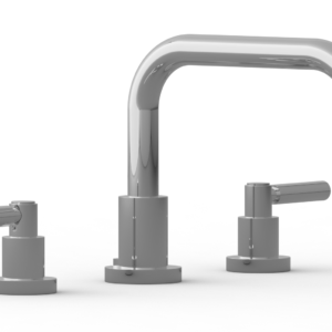 Phylrich BASIC Deck Tub Set – Lever Handles D1132D – Polished Chrome