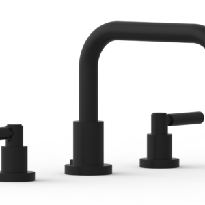 Phylrich BASIC Deck Tub Set – Lever Handles D1132D – Matte Black