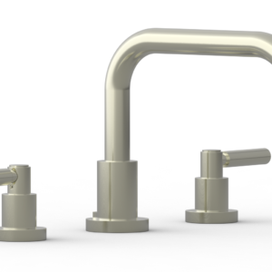 Phylrich BASIC Deck Tub Set – Lever Handles D1132D – Satin Nickel