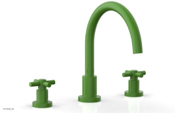Phylrich BASIC Deck Tub Set - Tubular Cross Handles D1134C - Green