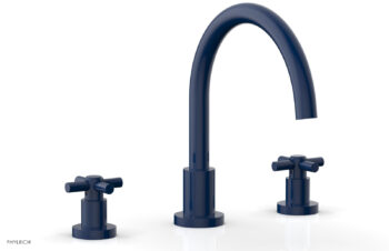 Phylrich BASIC Deck Tub Set - Tubular Cross Handles D1134C - Navy Blue