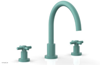 Phylrich BASIC Deck Tub Set - Tubular Cross Handles D1134C - Turqoise