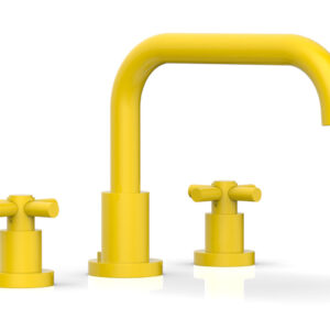 Phylrich BASIC Deck Tub Set – Tubular Cross Handles D1136D – Yellow