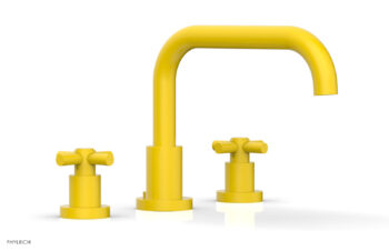 Phylrich BASIC Deck Tub Set - Tubular Cross Handles D1136D - Yellow