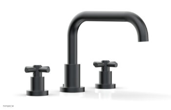 Phylrich BASIC Deck Tub Set - Tubular Cross Handles D1136D - Gun Metal