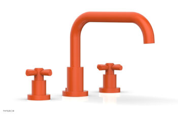 Phylrich BASIC Deck Tub Set - Tubular Cross Handles D1136D - Orange