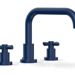 Phylrich BASIC Deck Tub Set – Tubular Cross Handles D1136D – Navy Blue