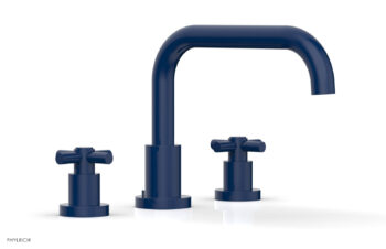 Phylrich BASIC Deck Tub Set - Tubular Cross Handles D1136D - Navy Blue