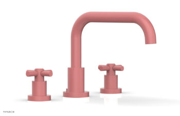 Phylrich BASIC Deck Tub Set - Tubular Cross Handles D1136D - Pink