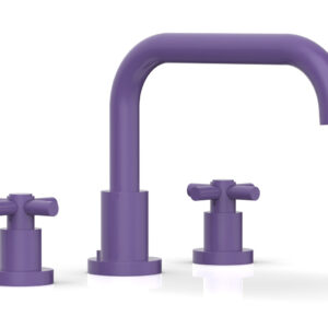 Phylrich BASIC Deck Tub Set – Tubular Cross Handles D1136D – Purple