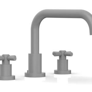 Phylrich BASIC Deck Tub Set – Tubular Cross Handles D1136D – Grey