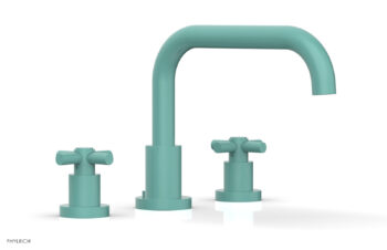 Phylrich BASIC Deck Tub Set - Tubular Cross Handles D1136D - Turqoise