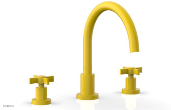 Phylrich BASIC Deck Tub Set - Blade Cross Handles D1137C - Yellow