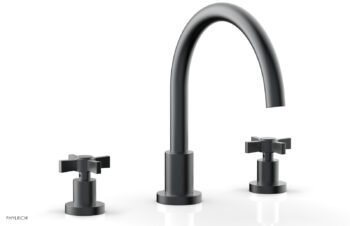Phylrich BASIC Deck Tub Set - Blade Cross Handles D1137C - Gun Metal