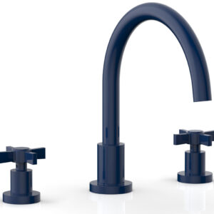 Phylrich BASIC Deck Tub Set – Blade Cross Handles D1137C – Navy Blue