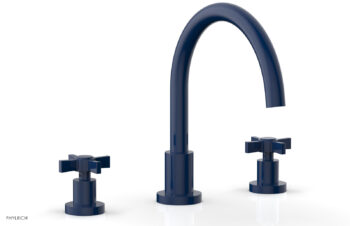 Phylrich BASIC Deck Tub Set - Blade Cross Handles D1137C - Navy Blue