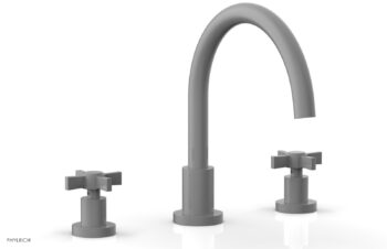 Phylrich BASIC Deck Tub Set - Blade Cross Handles D1137C - Grey